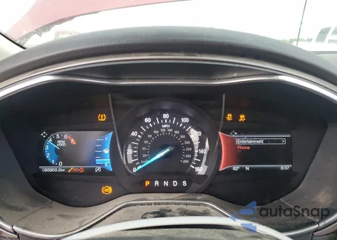 2017 Ford Fusion Se из США, поврежденный, VIN 3FA6P0HD0HR198416